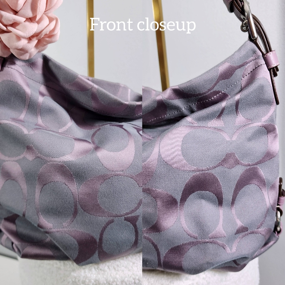 Coach 24cm Signature Duffle 2way Bag - Picture 11 of 16